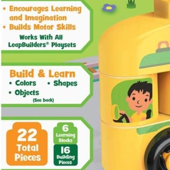 Leapfrog Leap Builders Blocks Soar and Zoom Vehicles For Age 2+ New in Box - Picture 11 of 16